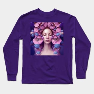 Water Lily Magical Beauty Long Sleeve T-Shirt